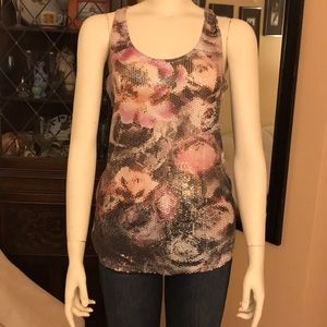 Sequined Rose Tank 🥀